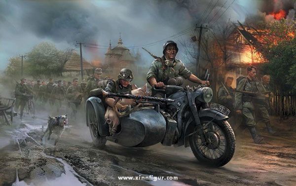 Zvezda Deutsches Motorrad R-12 Wargame Add-On