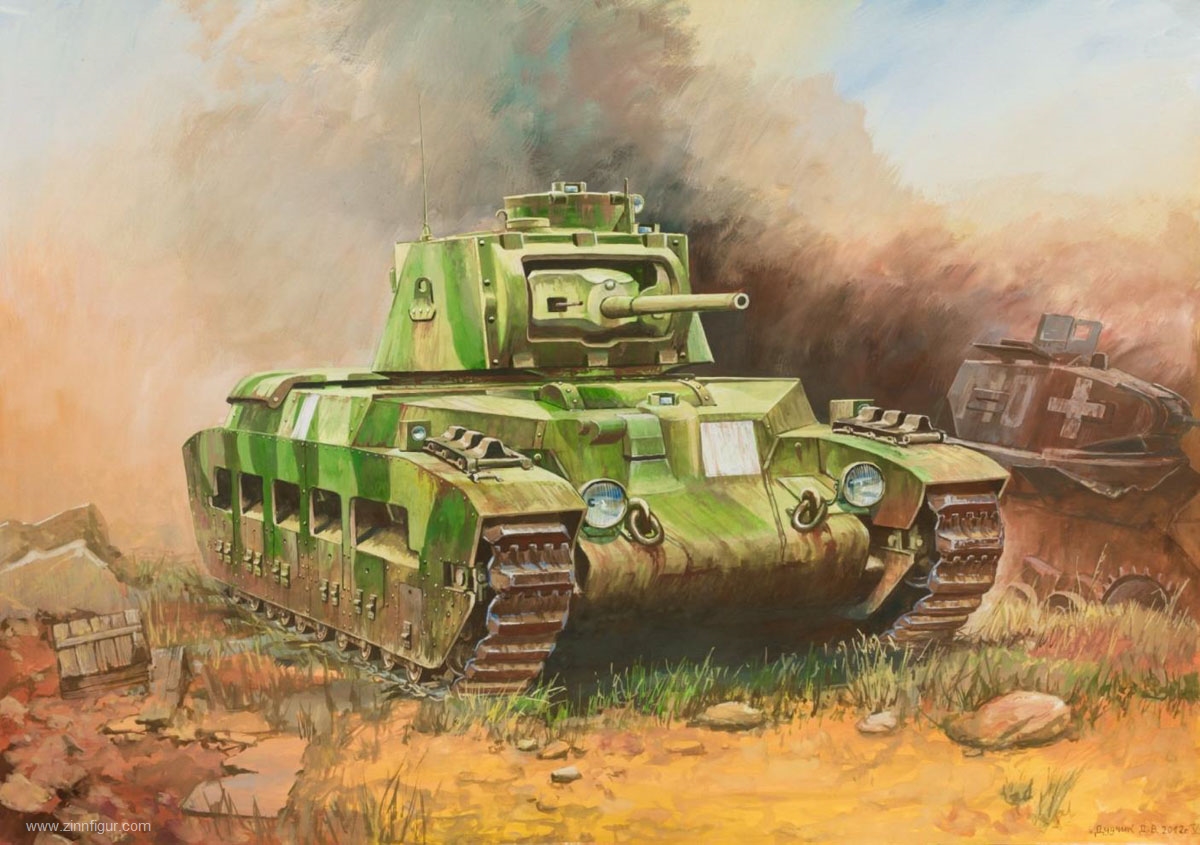 Zvezda Britischer Matilda Panzer Wargame Add-On