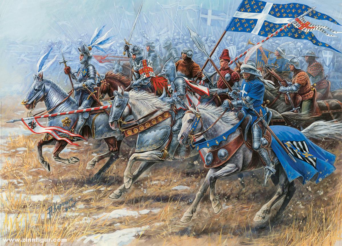 Zvezda Ritter zu Pferd und Reisige zu Pferd