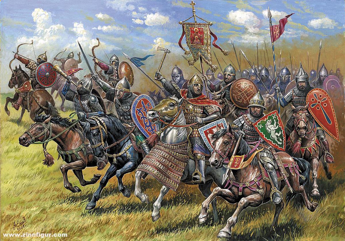 Zvezda Russische Ritter zu Pferd