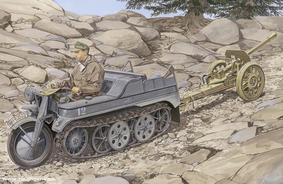 Dragon Models Sd.Kfz.2 kl. Kettenkrad mit Püppchen