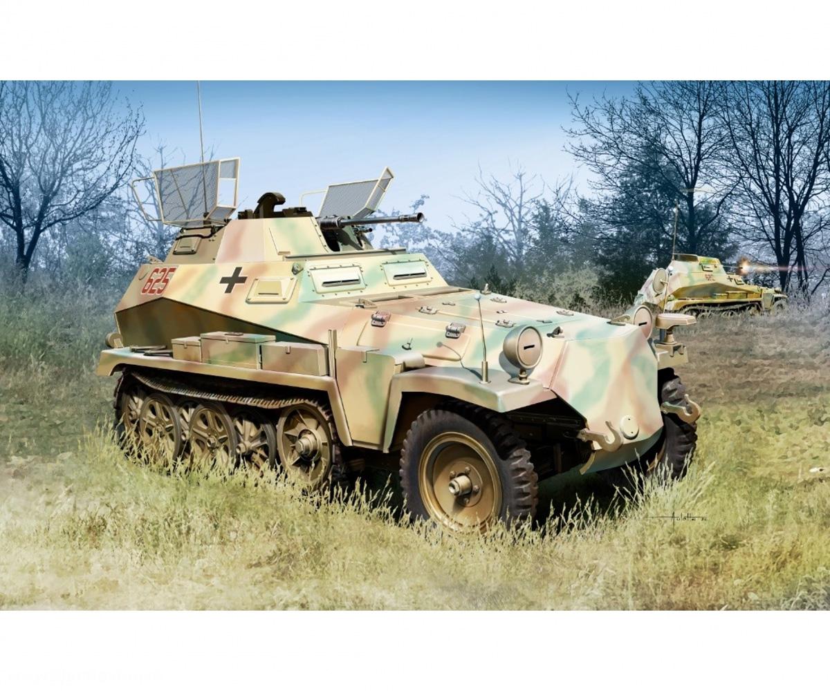 Dragon Models Sd.Kfz.250/9 le.S.P.W. (2cm) mit Panzeraufbau Sd.Kfz.250/Z