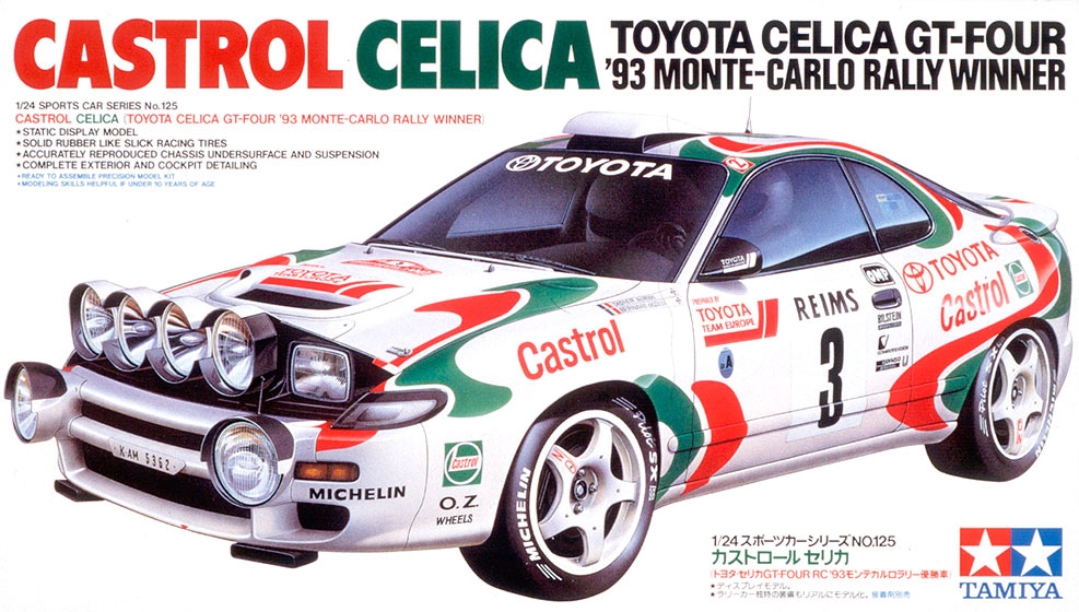 Tamiya Castrol Celica - Toyota Celica GT-Four 1993 Monte-Carlo Rally Sieger