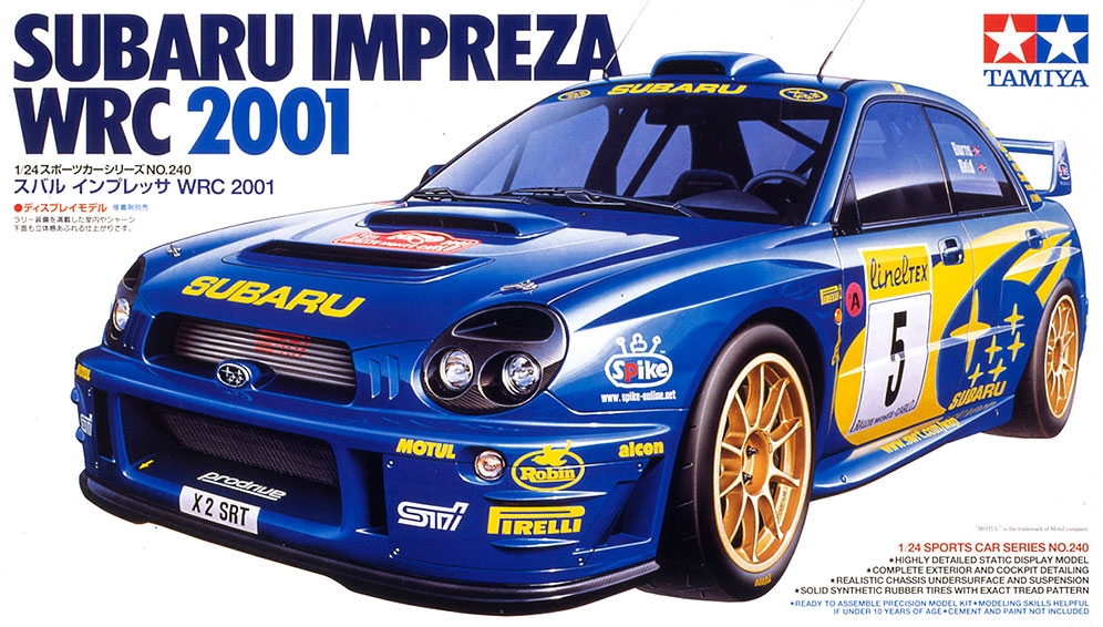 Tamiya SUBARU-Impreza WRC-2001