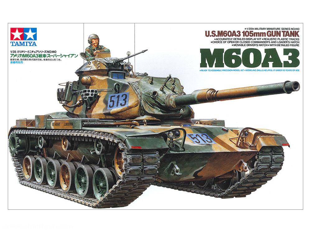 Tamiya US Kampfpanzer M60A3 105 mm