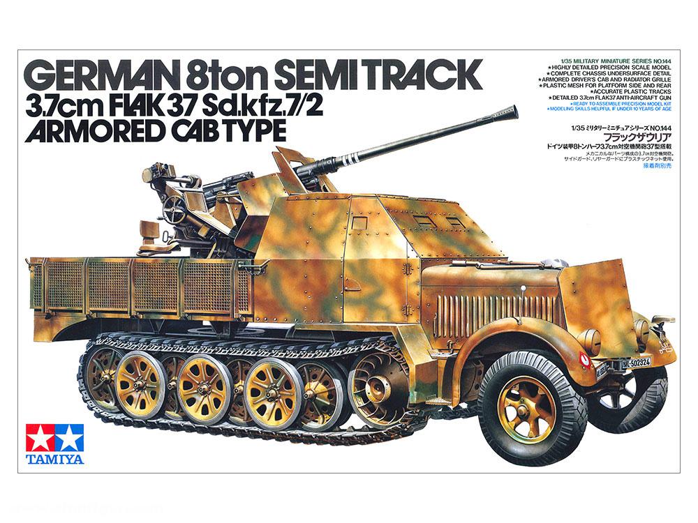 Tamiya Sd.Kfz. 7/2, Flak 37
