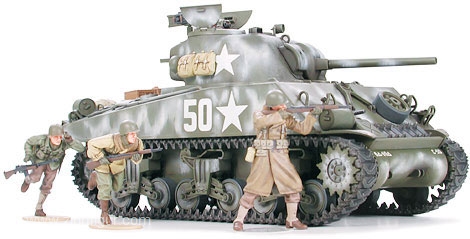 Tamiya M4A3 Sherman mit 75 mm Kanone späte Produktion