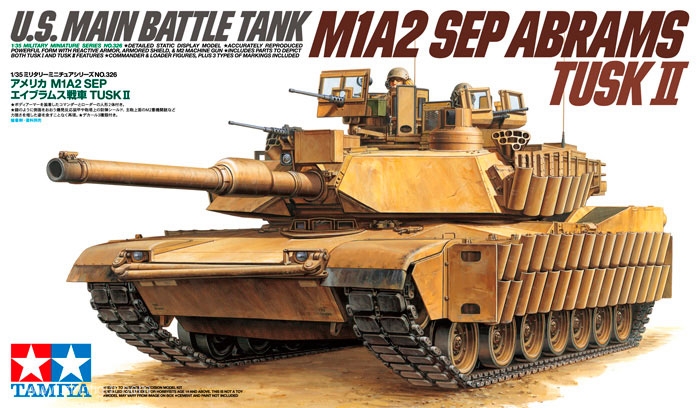 Tamiya US M1A2 SEP Abrams TUSK II