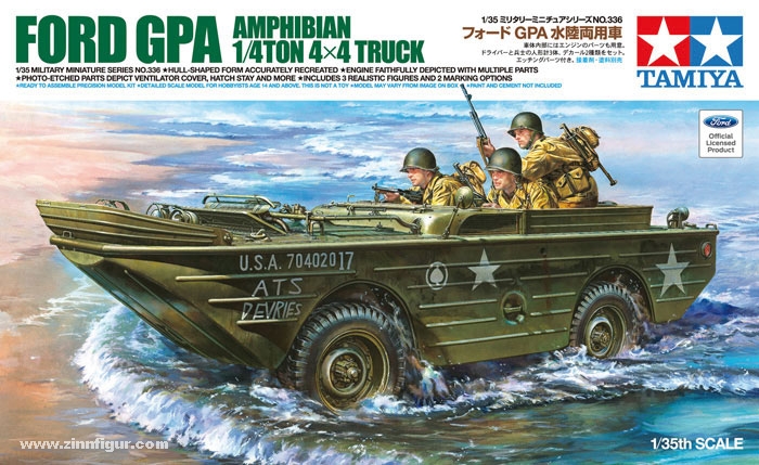 Tamiya Ford GPA 4x4 Amphibienfahrzeug 1/4 Ton