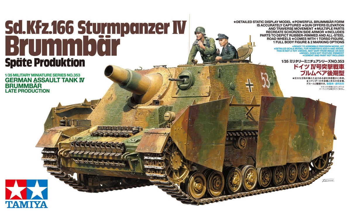 Tamiya Sd.Kfz. 166 Brummbär - späte Produktion