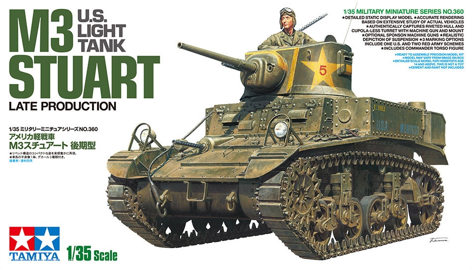 Tamiya US M3 Stuart Späte Produktion