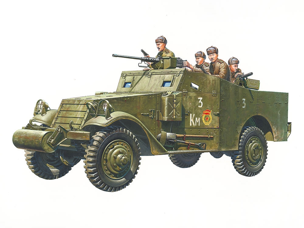 Tamiya M3A1 Scout Car 'Rote Armee'