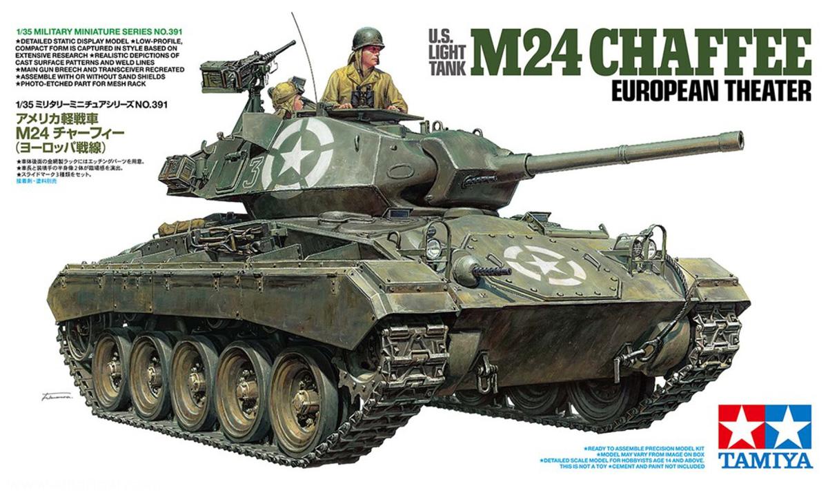 Tamiya M24 Chaffee 'Europäischer Kriegsschauplatz'