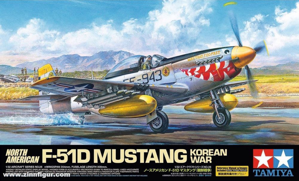 Tamiya F-51D Mustang 'Koreakrieg'