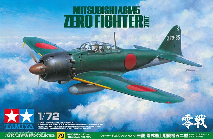 Tamiya Mitsubishi A6M5 Zero Fighter
