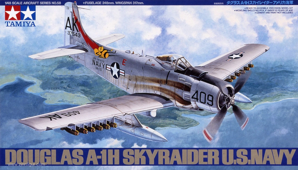 Tamiya Douglas A-1H Skyraider 'US Navy'