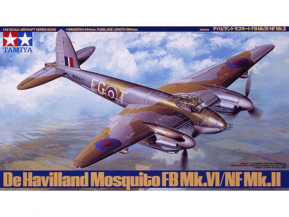 Tamiya DE Havilland Mosquito FB Mk.VI/NF Mk.II