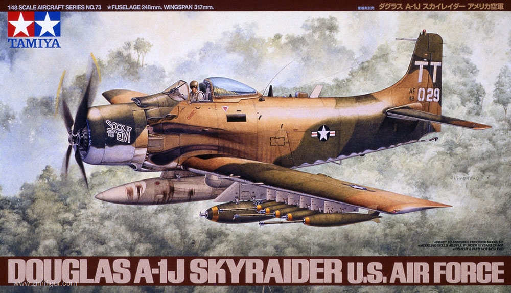Tamiya Douglas A-1J Skyraider 'USAF'