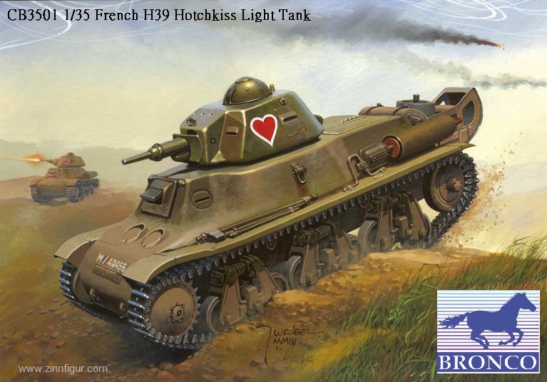 Bronco Model H38/39 Hotchkiss Light Tank