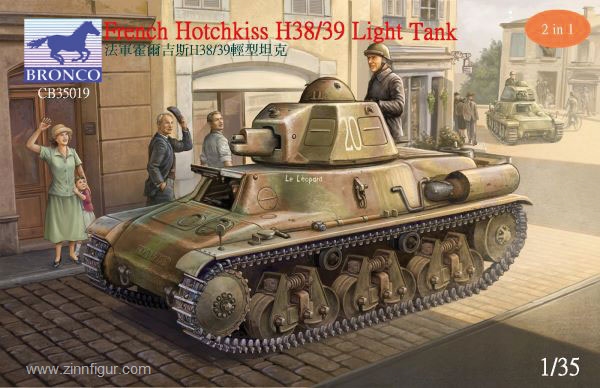 Bronco Model Hotchkiss H-38-39 Light Tank