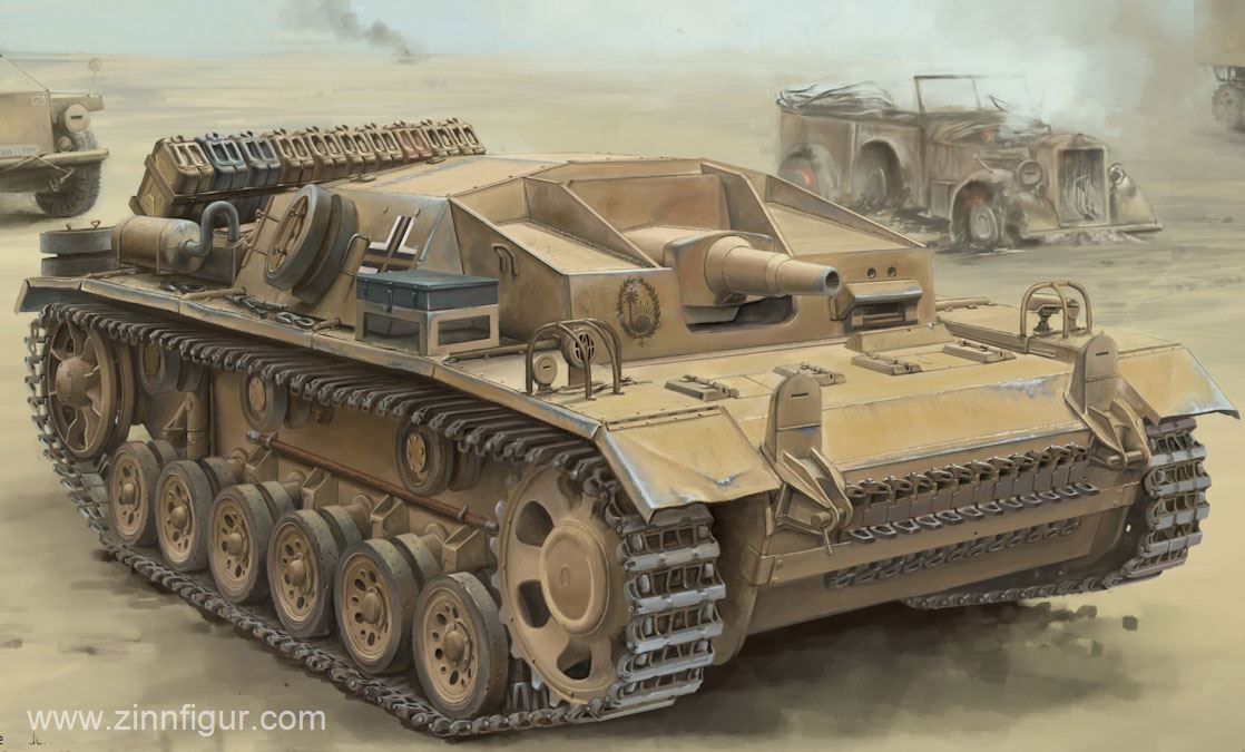 Bronco Model Sturmgeschütz III Ausf.D Sd.Kfz. 142 bei El Alamein