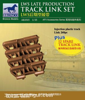 Bronco Model LWS spät Panzerketten-Set