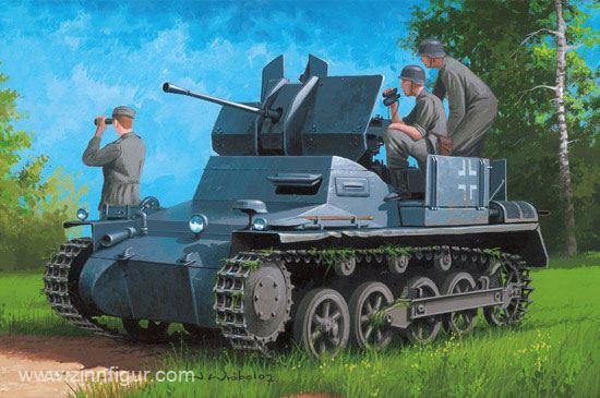 Hobby Boss Flakpanzer IA mit Munitionsanhänger