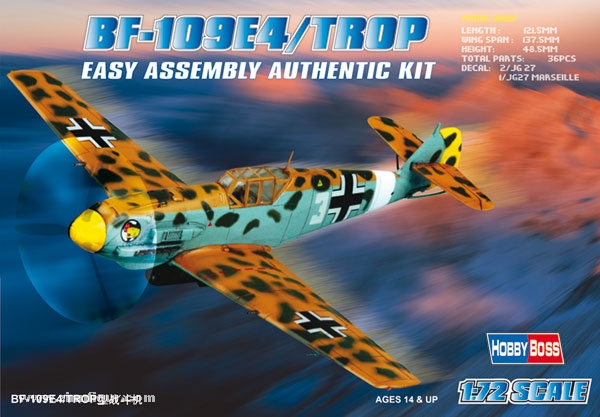 Hobby Boss Bf 109E-4 Trop