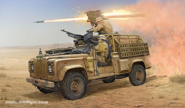 Hobby Boss Land Rover WMIK mit Milan ATGM