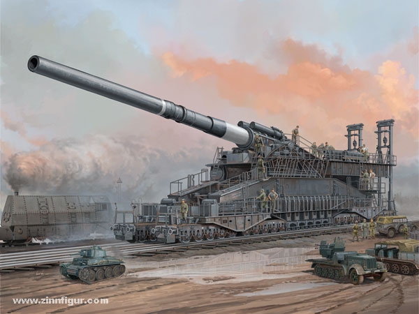 Hobby Boss 80 cm K(E) Eisenbahngeschütz Dora