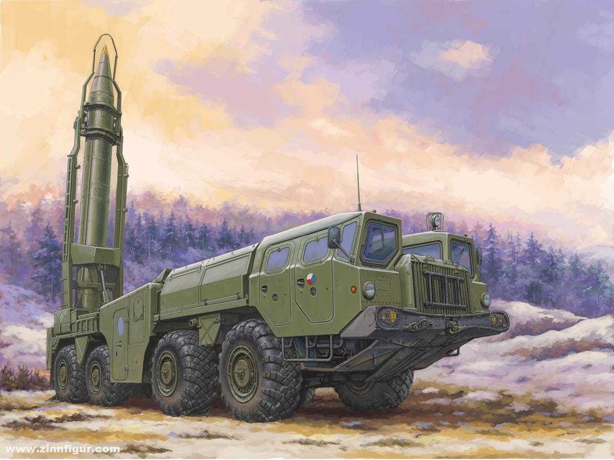 Hobby Boss 9P117M1 Starter mit R17 Rakete - 9K72 Elburus (Scud B)
