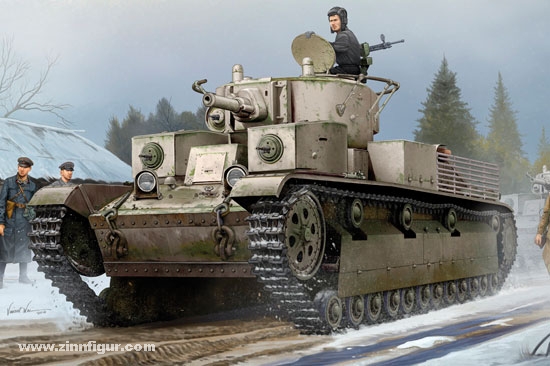 Hobby Boss T-28 Mittlerer Panzer (genietet)