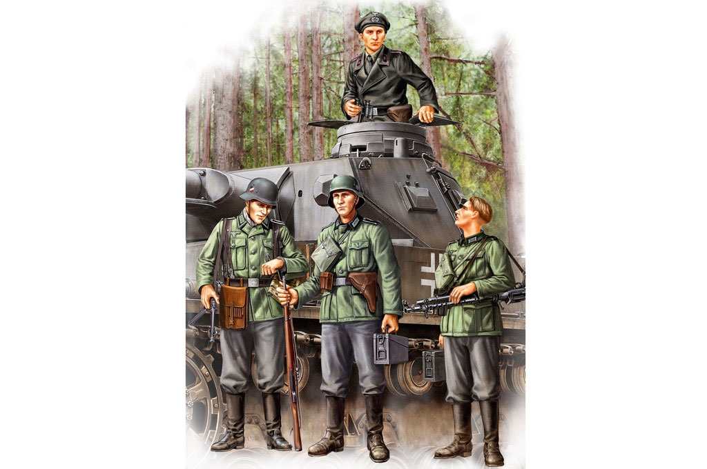 Hobby Boss Deutsche Infanterie Set 1 - früh