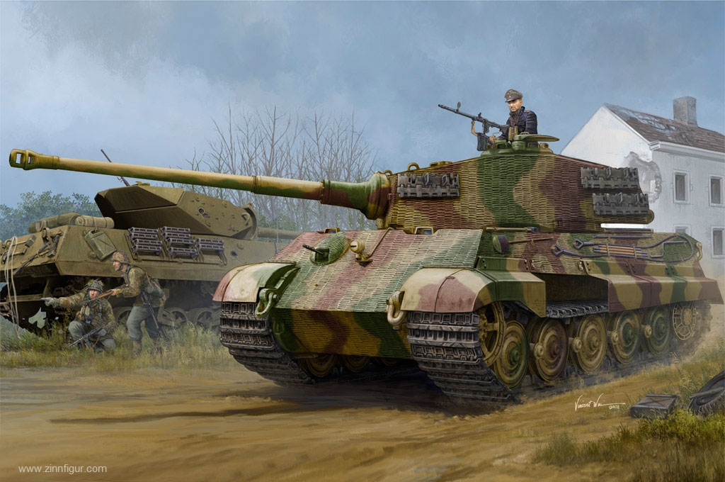 Hobby Boss Pz.Kpfw.VI Sd.Kfz. 181 Tiger II Henschel - 1944 Produktion mit Zimmerit