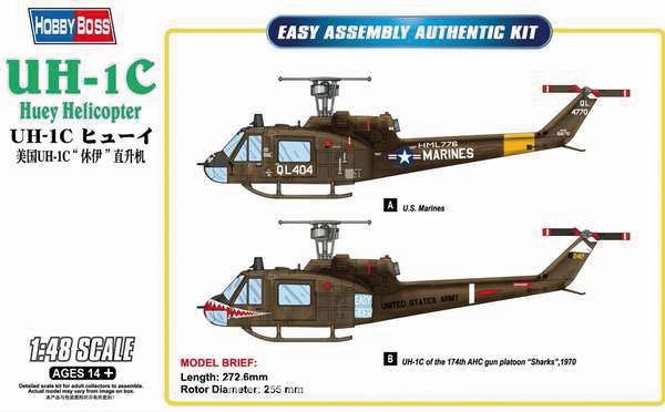 Hobby Boss UH-1C Huey Helicopter