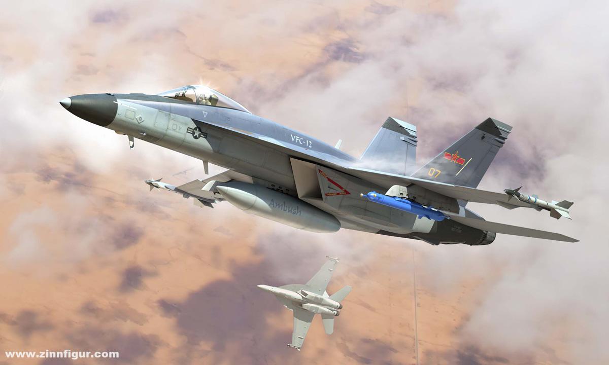 Hobby Boss F/A-18E Super Hornet 'VFC-12 Fighting Omars'