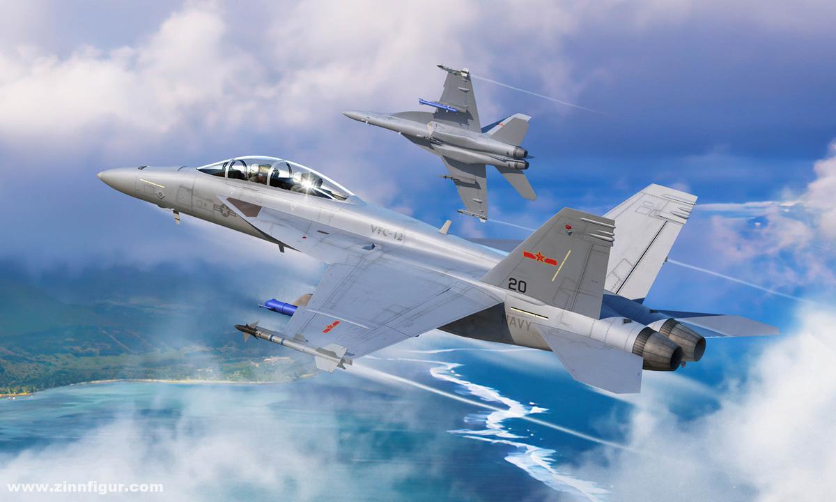 Hobby Boss F/A-18F Super Hornet 'VFC-12 Fighting Omars'