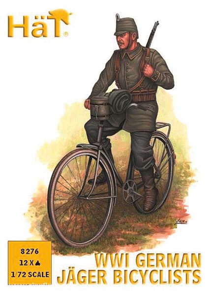 HäT Deutsche Jäger mit Fahrrad 1. Weltkrieg