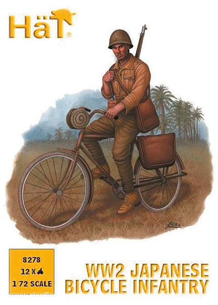HäT Japanische Infanterie mit Fahrrad 2. Weltkrieg