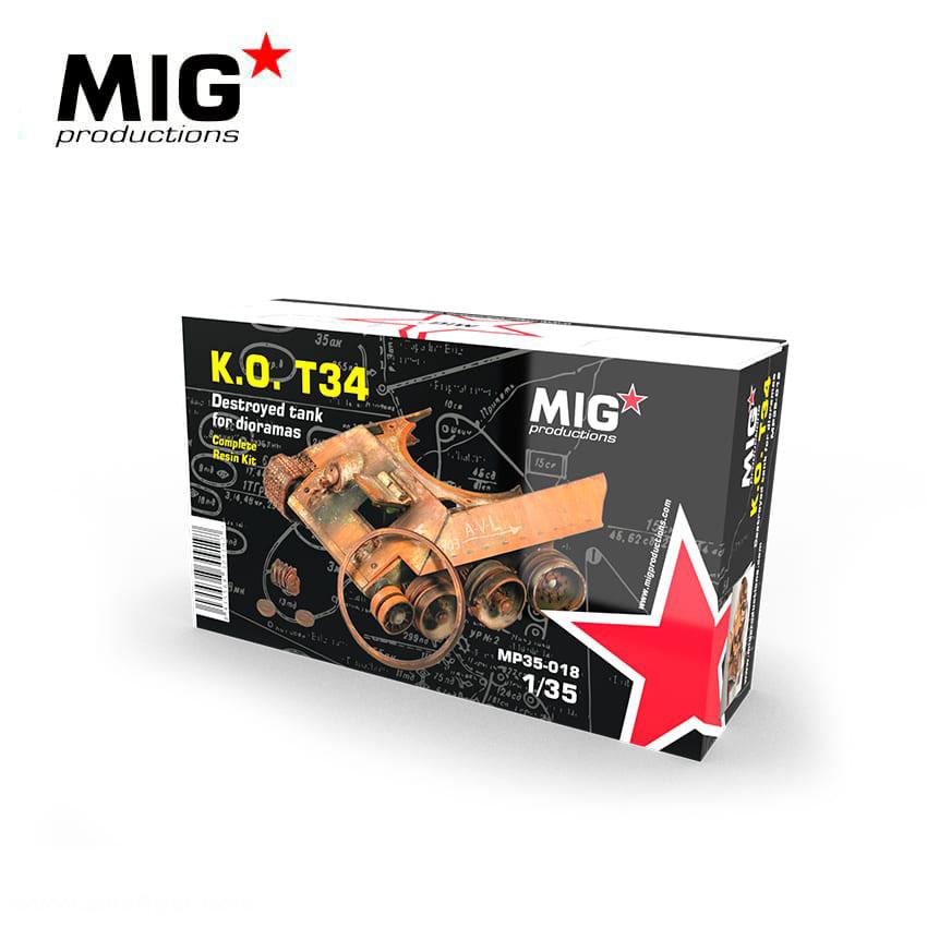 MIG Productions Panzer-Wrack: K.O. T34 Rumpf