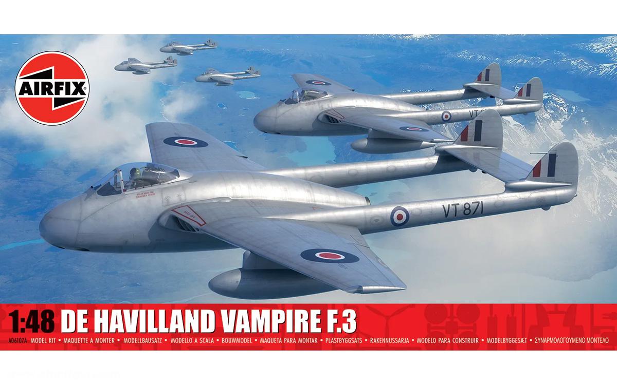 Airfix De Havilland Vampire F.3