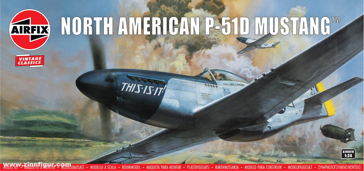Airfix North american P-51D Mustang - Vintage Classics