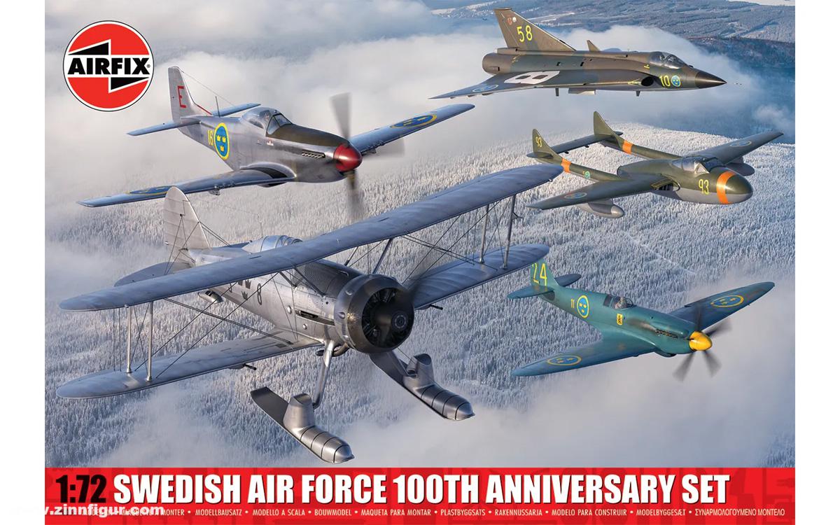 Airfix 100 Jahre Schwedische Luftwaffe Set