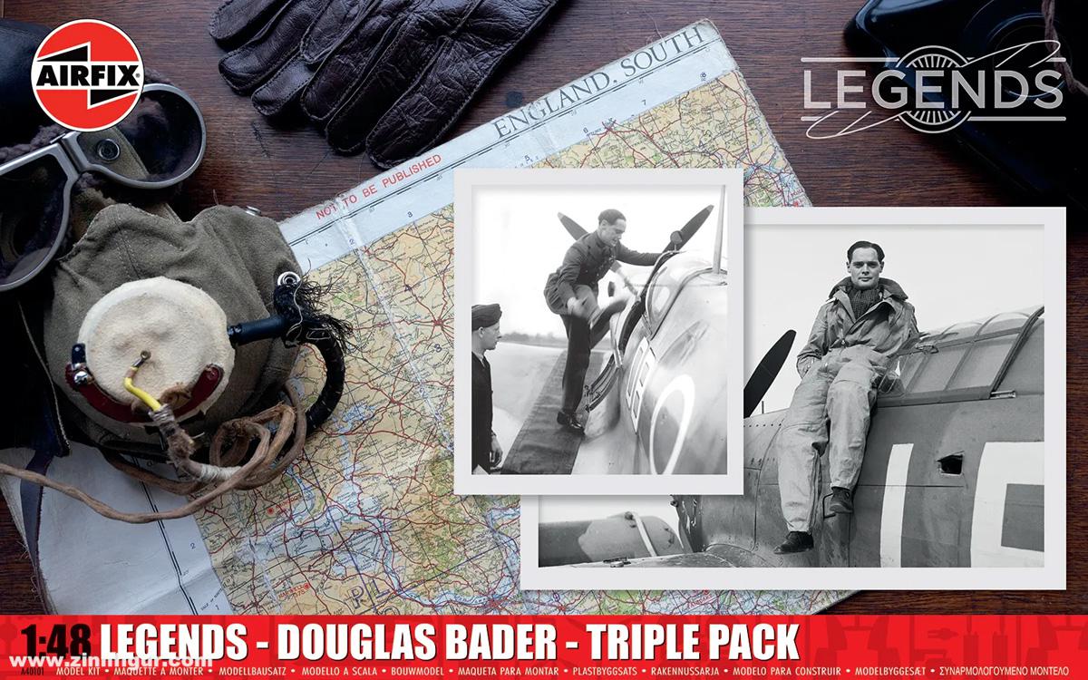 Airfix Legends - Douglas Bader - Triple Pack
