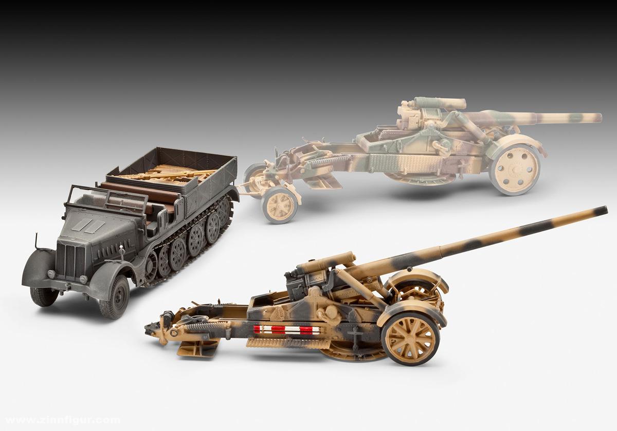 Revell Sd.Kfz.9 Famo & 21cm Mörser 18 oder 17cm Kanone 18