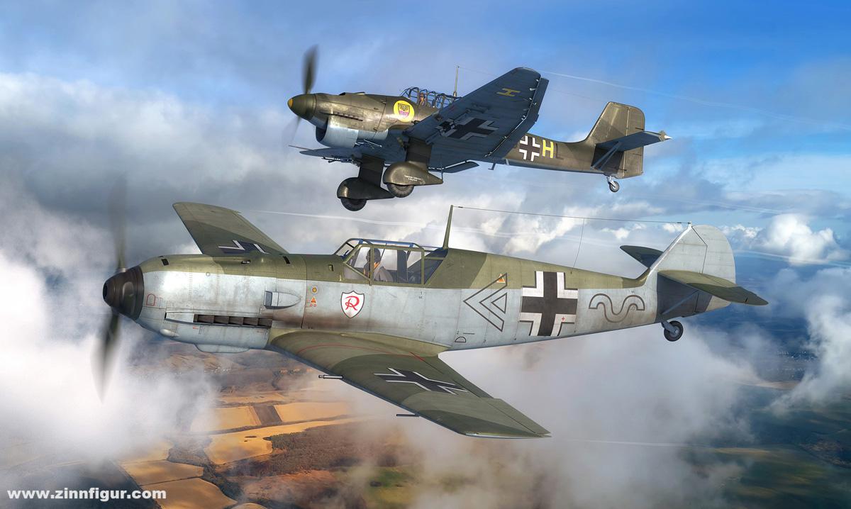 Revell Messerschmitt Bf109E & Junkers Ju87B Stuka