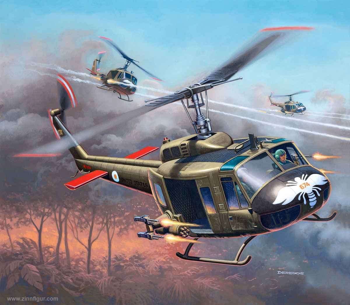 Revell Bell UH-1H Gunship