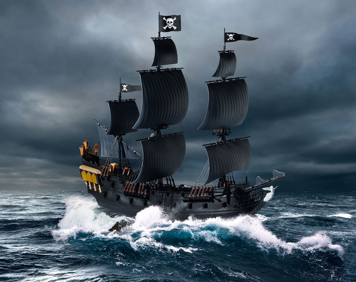 Revell Black Pearl Piratenschiff - Easy-Click-System