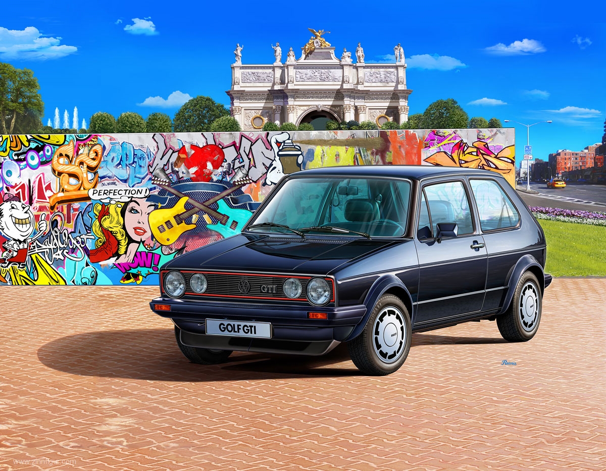 Revell Golf 1 GTI Pirelli - '35 Jahre VW Golf'