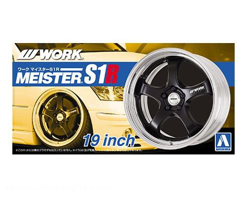 Aoshima #06 Wheels Work Meister S1R 19 Inch Felgen
